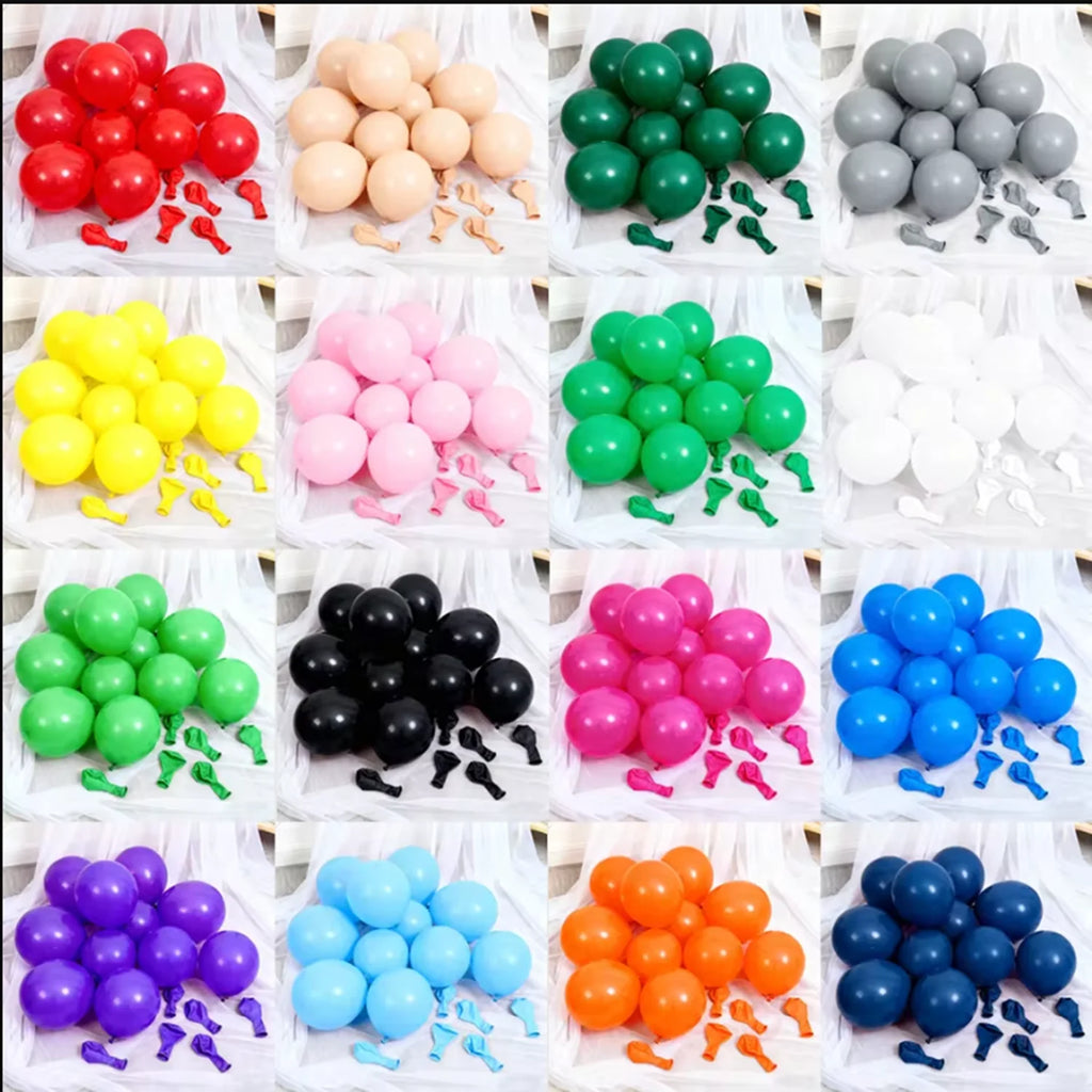 10/50/100pcs 10inch 12inch Latex Balloon White Pink Blue Helium Ball Wedding AdultBirthday Party Decoration Baby Shower Globos