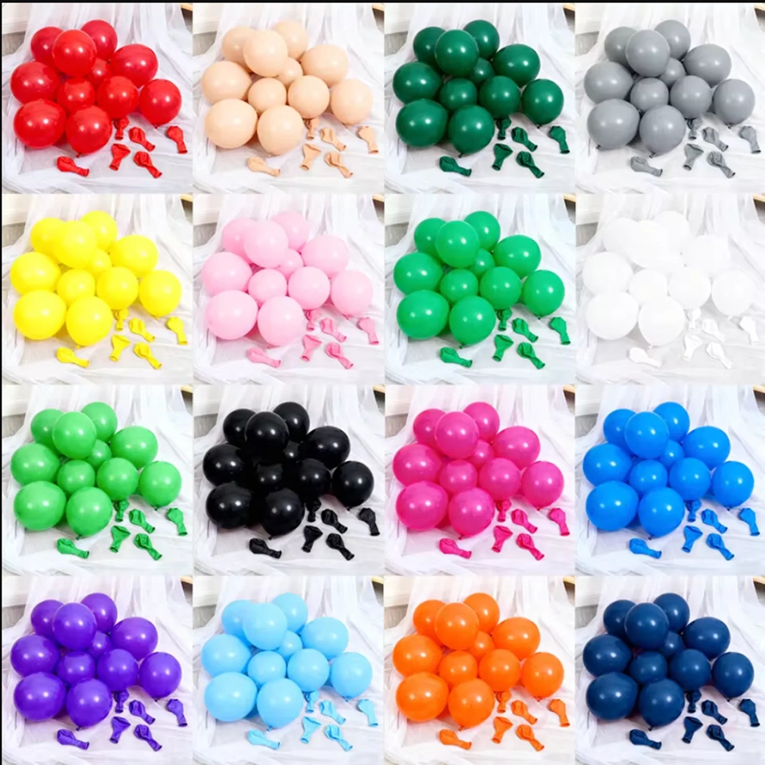 10/50/100pcs 10inch 12inch Latex Balloon White Pink Blue Helium Ball Wedding AdultBirthday Party Decoration Baby Shower Globos