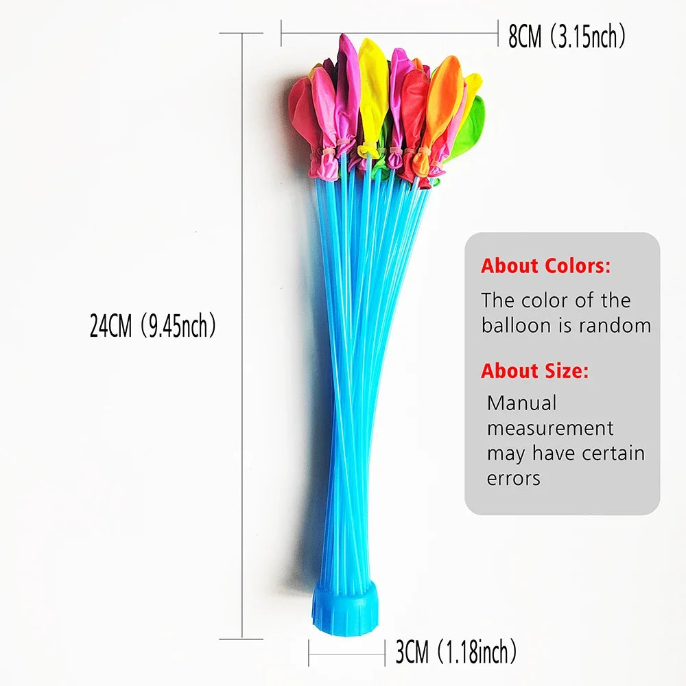 555/1111pcs Fast Water Filling Balloon Summer Entertainment Children's Beach Toys Water Bomb Festivals Party Water Balloon